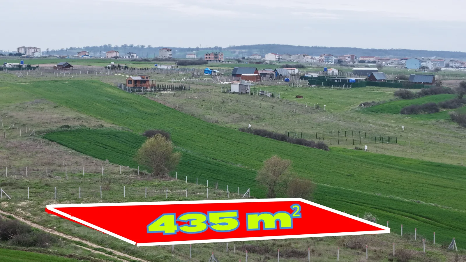 BÜYÜKYONCALI KASIMEREĞİ MEVKİİ 435m ÇİFT DAİRELİK ARSA