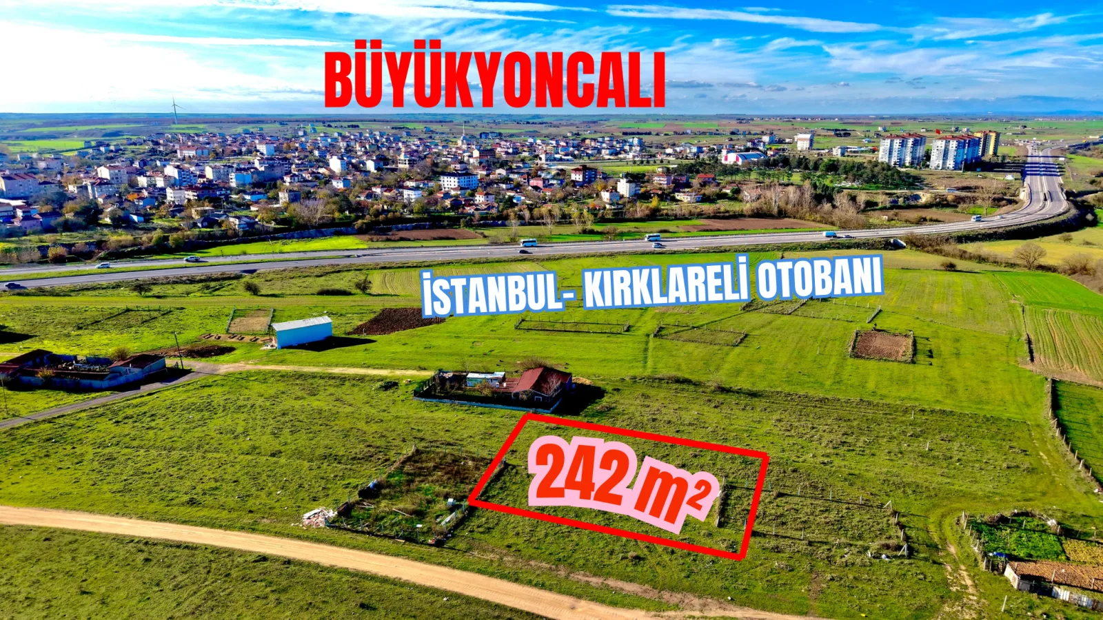 BÜYÜKYONCALI OTOBANA YAKIN ARSA