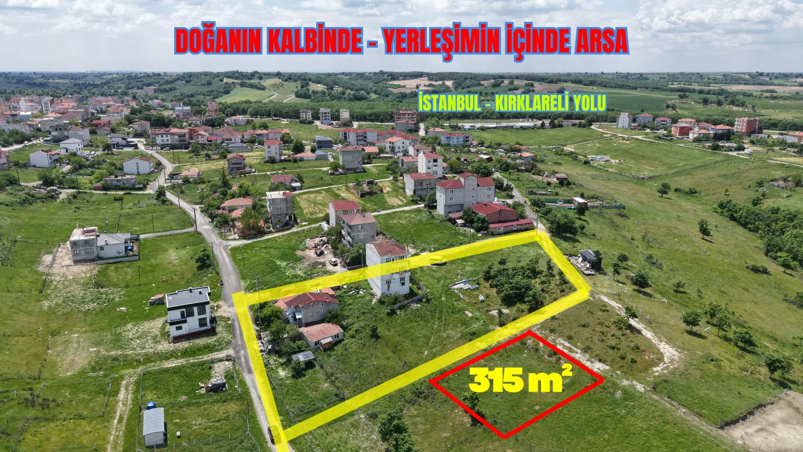BÜYÜKYONCALI YENİKÖY 315m İMARLI ARSA