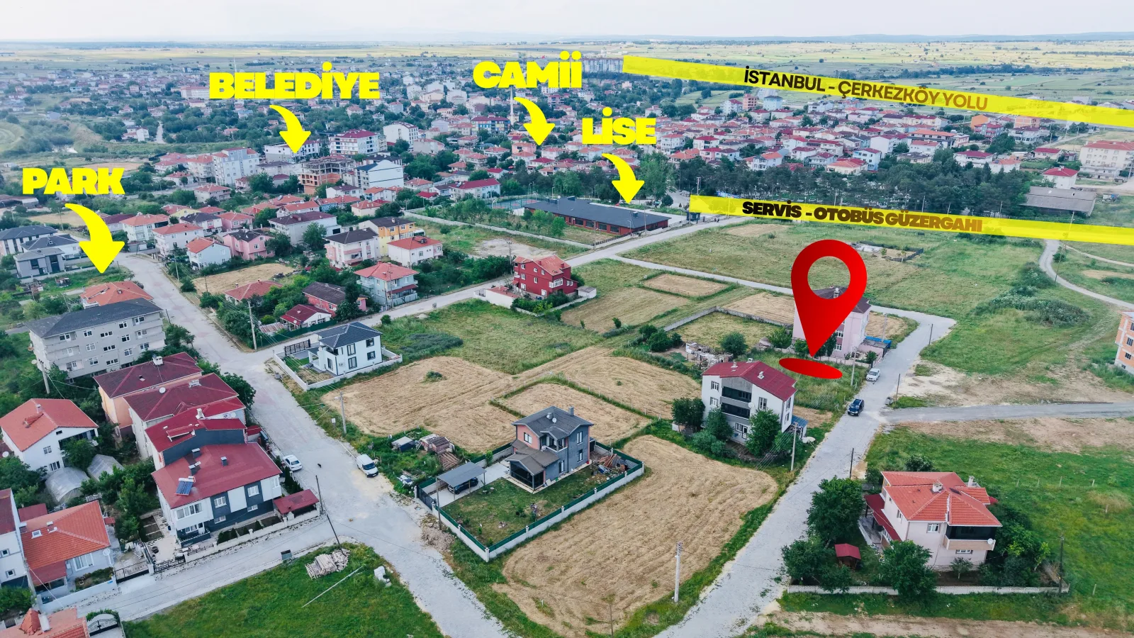 BÜYÜKYONCALI MERKEZ HARİKA KONUMDA ARSA
