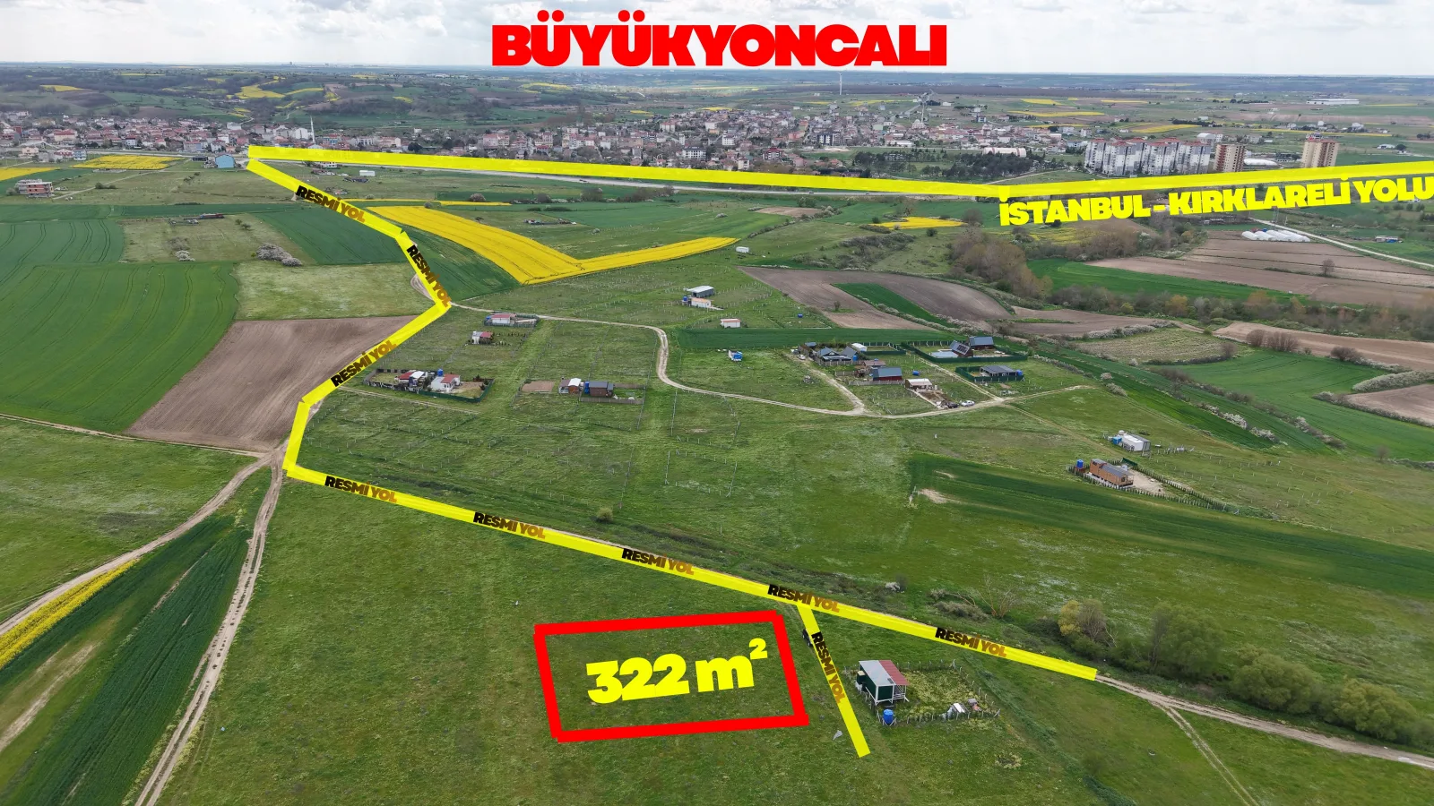 BÜYÜKYONCALI KASIMEREĞİ BÖLGENİN EN UYGUN ARSA