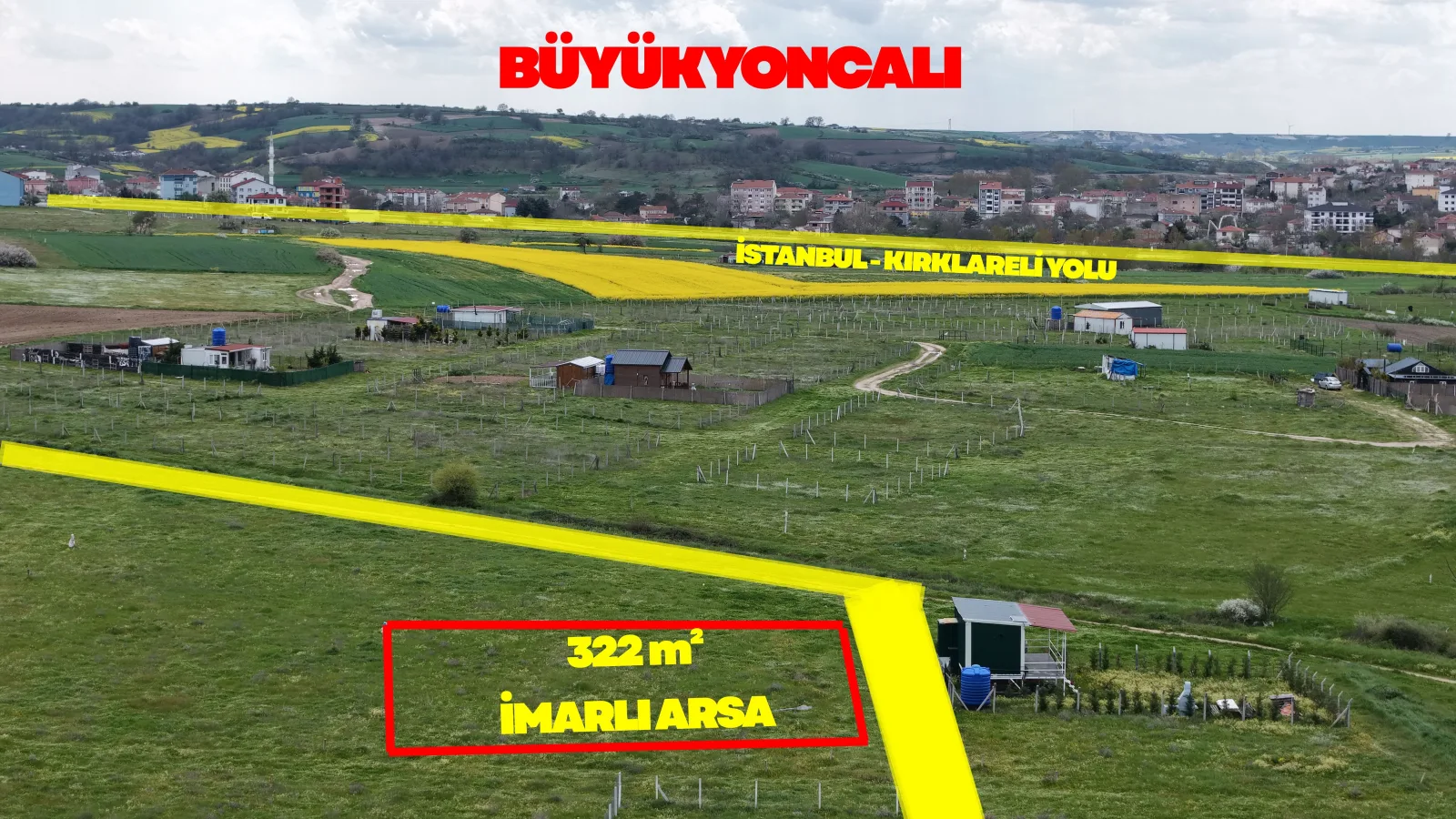 BÜYÜKYONCALI KASIMEREĞİ BÖLGENİN EN UYGUN ARSA