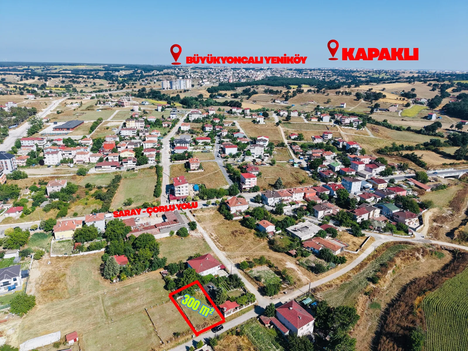 BÜYÜKYONCALI MERKEZDE HARİKA KONUMDA ARSA