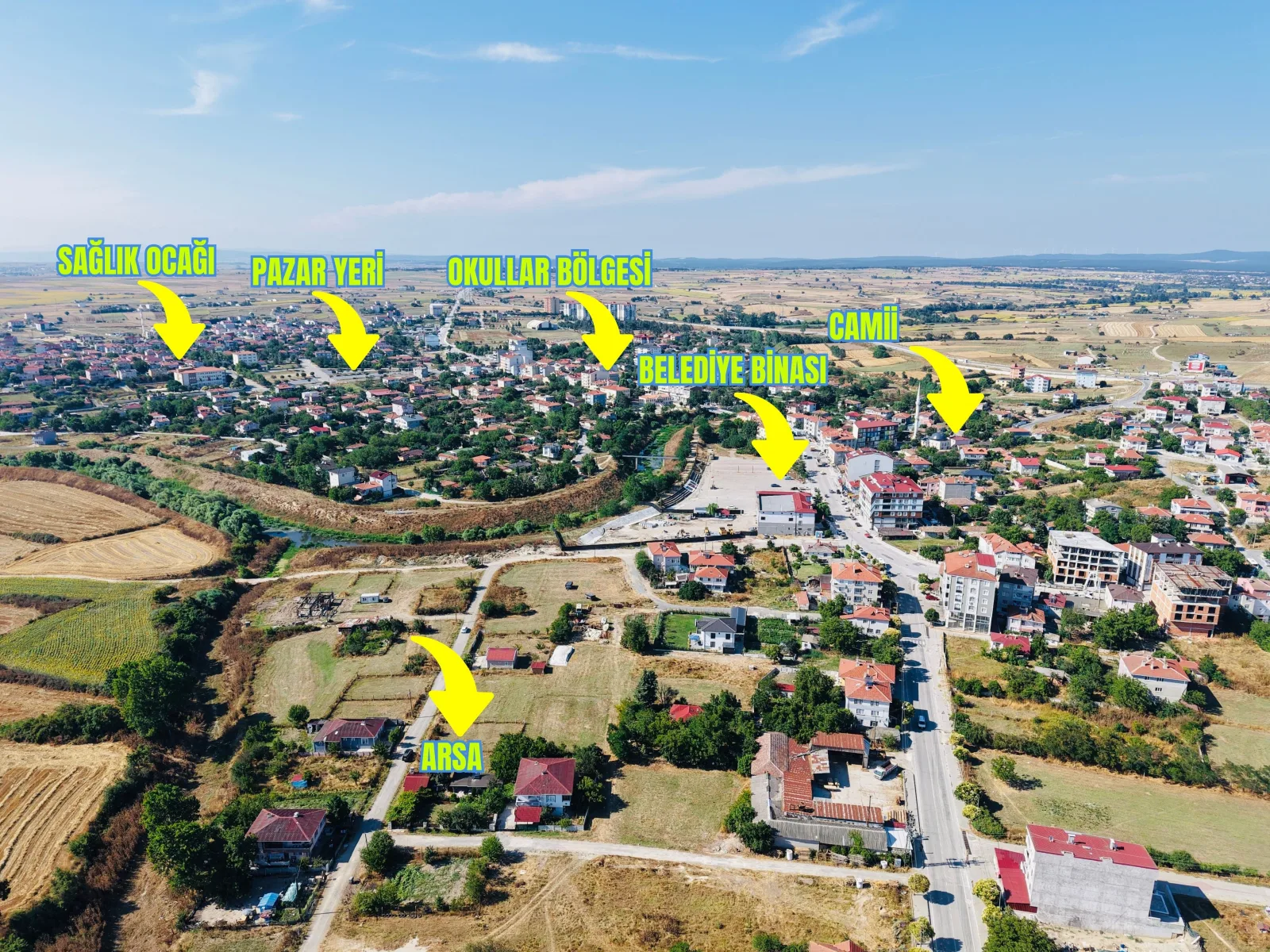 BÜYÜKYONCALI MERKEZDE HARİKA KONUMDA ARSA