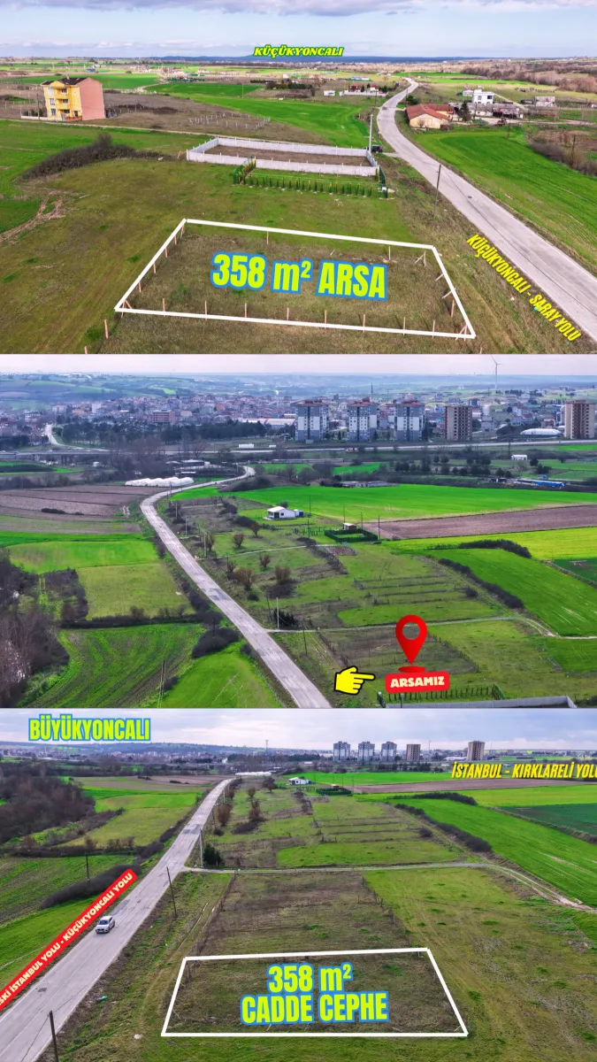 BÜYÜKYONCALI CADDE CEPHE ARSA FIRSATI