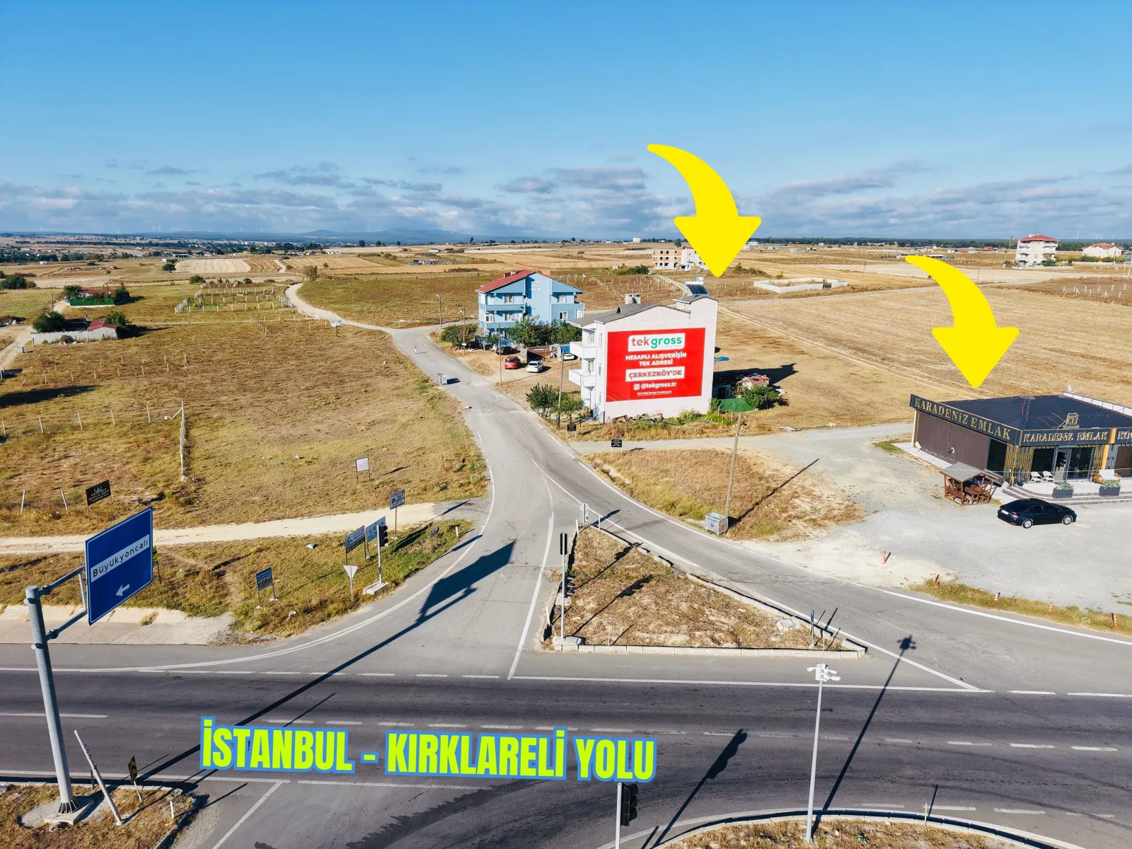 ÇEVRE YOLUNA YAKIN İMARLI ARSA