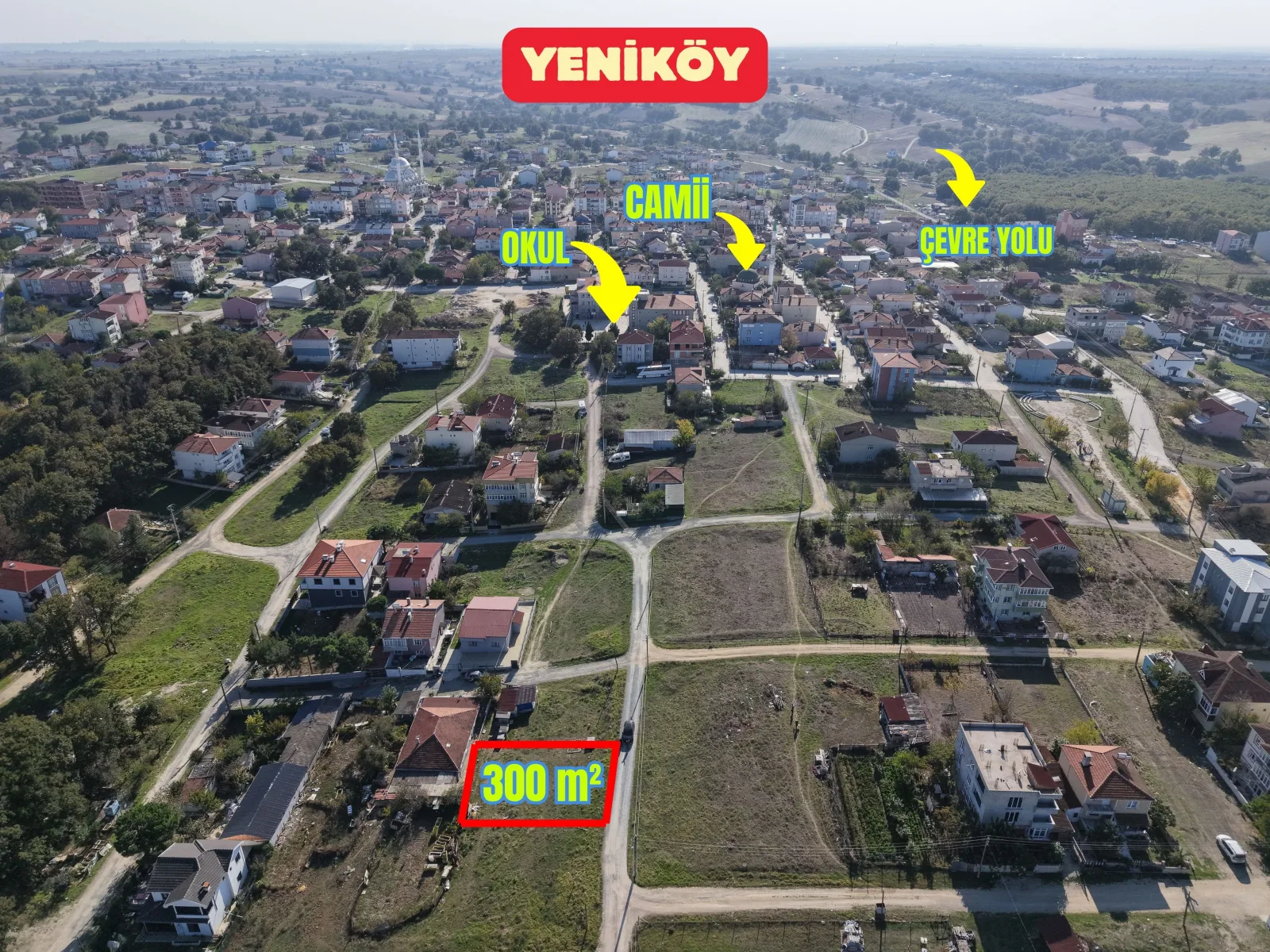YENİKÖY MERKEZDE ARSA