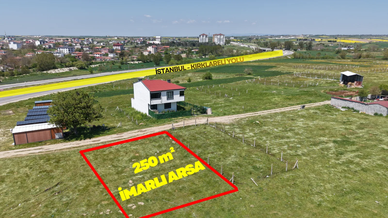 ÇEVRE YOLUNUN KENARINDA EMSALSİZ ARSA