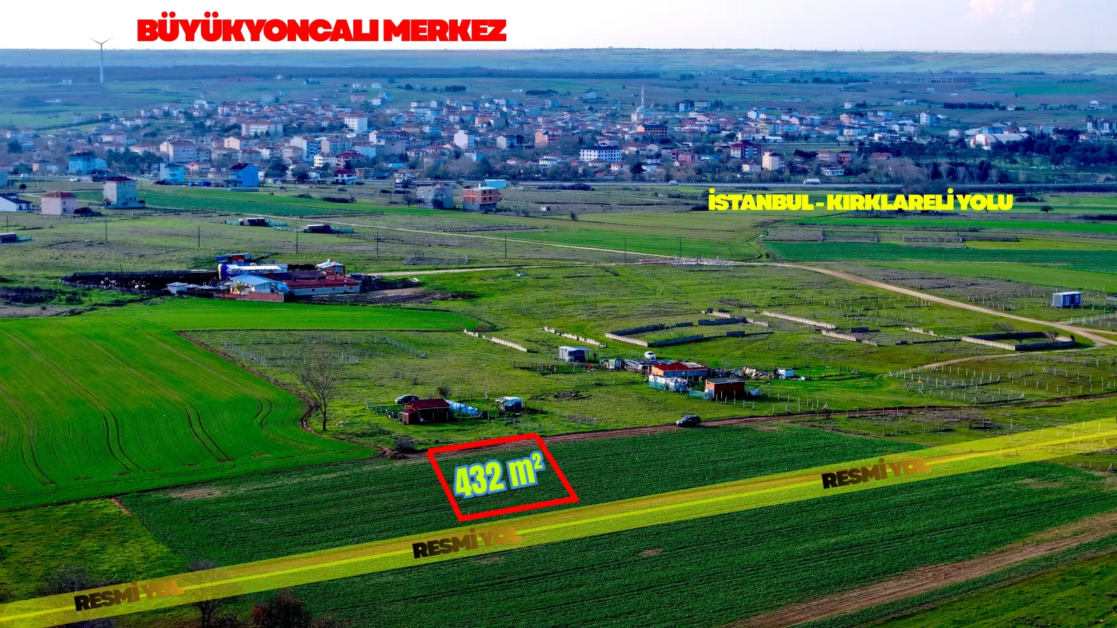 KASIMEREĞİ MEVKİİ UYGUN İFRAZLI ARSA