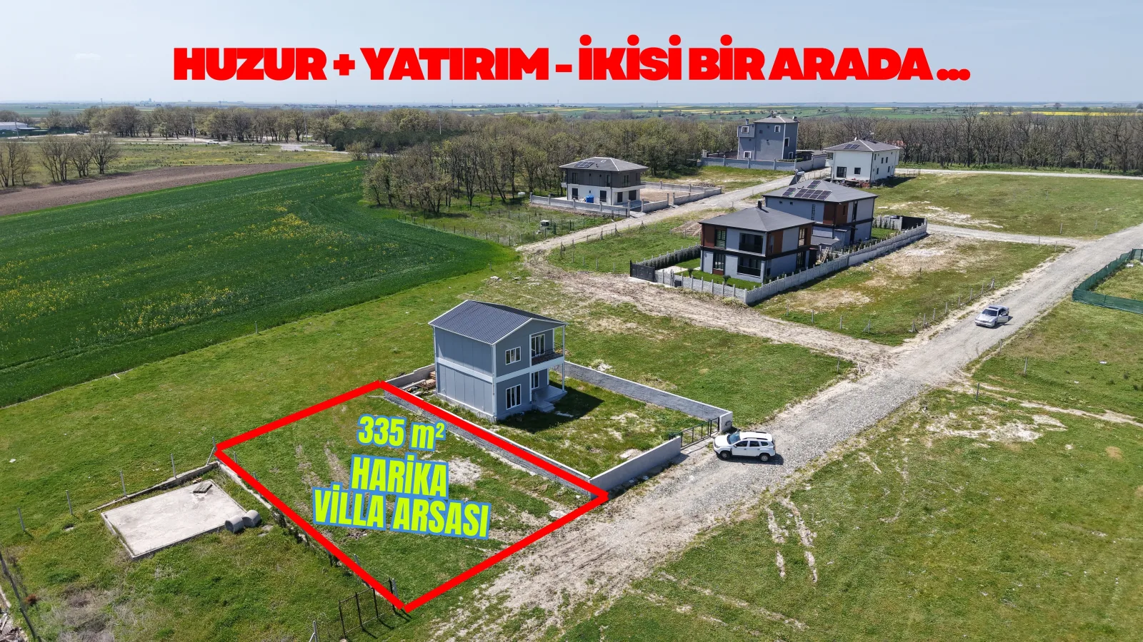 VİLLA BÖLGESİNDE HARİKA FIRSAT ARSA